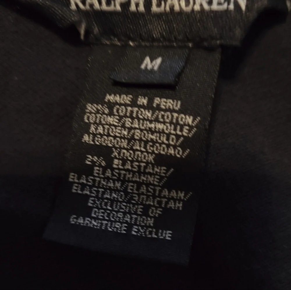 Ralph Lauren Navy Blue Polo Shirt With Pink Polo Horse Size Medium Kids